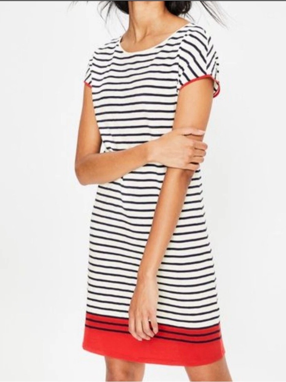 Boden Paulina jersey striped Dress Size 6R